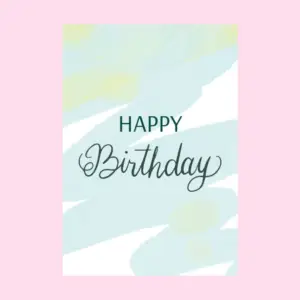 Happy Birthday