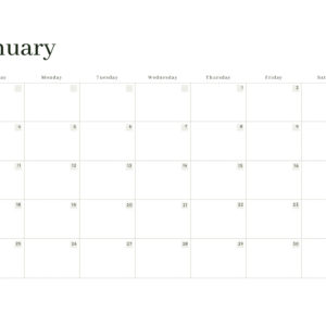 Memories Calendar 8.5x11